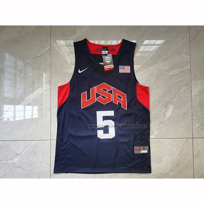 Camiseta USA 2012 Kevin Durant NO 5 Negro